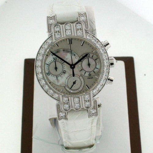 Best Wholesale Quality Customized Ladies 18k White Gold Quartz Watches Excenter