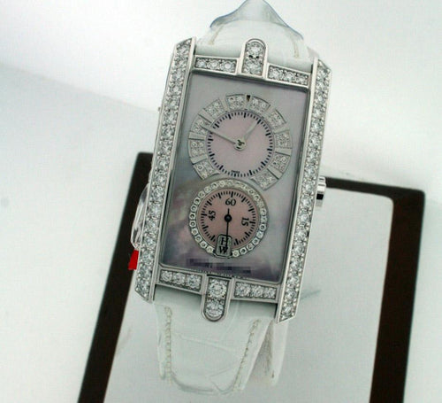 Best Wholesale Amazing Customized Ladies 18k White Gold Manual Wind Watches 331/UQWL.MD.D3.1