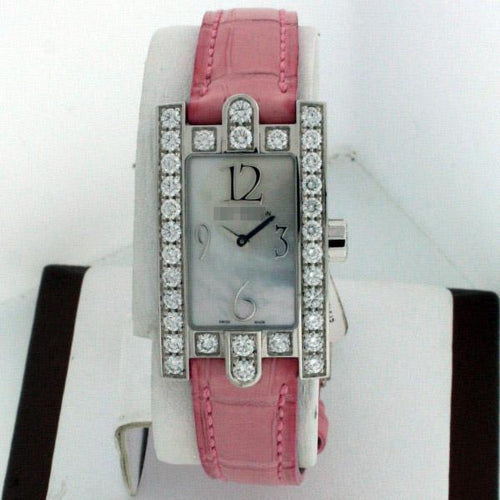 Wholesale Beautiful Customized Ladies 18k White Gold Manual Wind Watches 330/LMWL.MD3