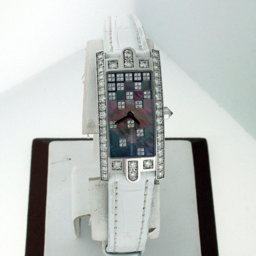 Wholesale Best Budget Luxury Customized Ladies 18k White Gold Quartz Watches 330/LQWL