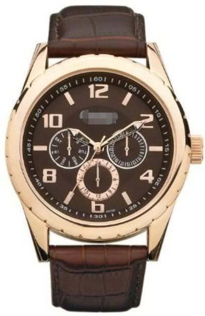 Custom Brown Watch Dial