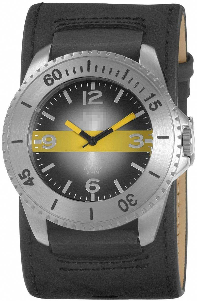 Customize Leather Watch Straps 48-S2812-BK-YL