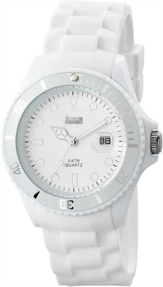 Custom Silicone Watch Bands 48-S5456-WH