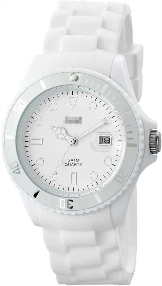 Custom Silicone Watch Bands 48-S5456-WH