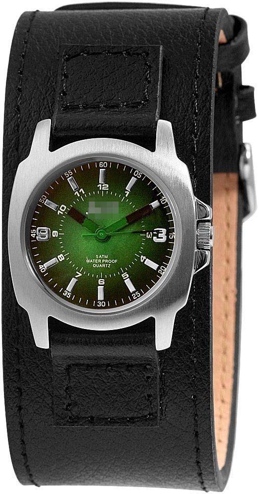 Wholesale Leather Watch Straps 48-S9238L-BK-GR