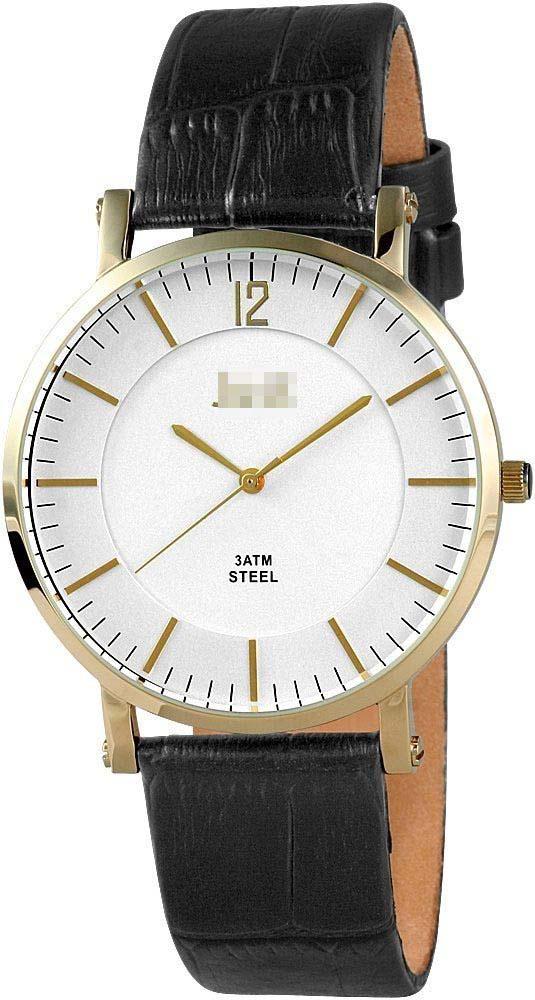 Wholesale Leather Watch Straps 48-S9295A-GD-BK