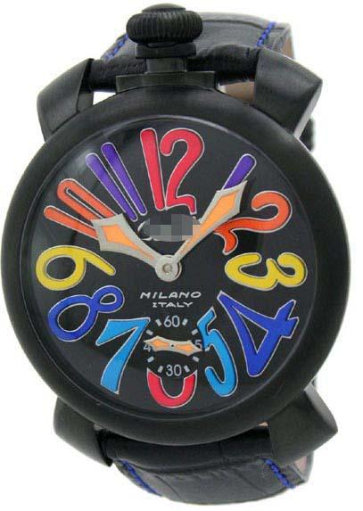 Custom Leather Watch Bands 5012.3.BKBL