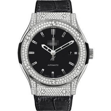 Great Expensive Customized Men's Titanium with Diamonds Automatic Watches 511.NX.1170.LR.1704