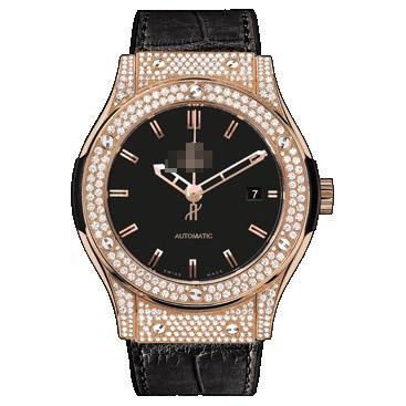 Home Shop Amazing Customized Men's 18k Rose Gold with Diamonds Automatic Watches 511.OX.1180.LR.1704