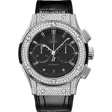 Home Shop Fashion Customized Men's Titanium with Diamonds Automatic Watches 521.NX.1170.LR.1704
