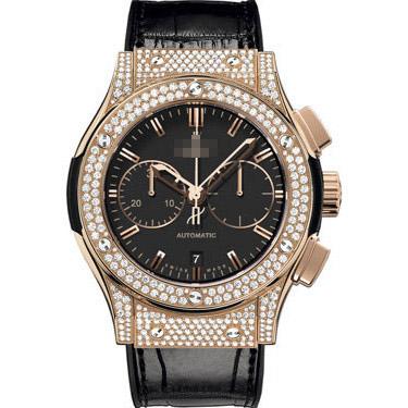 Home Shop Hot Designer Customized Men's 18k Rose Gold with Diamonds Automatic Watches 521.OX.1180.LR.1704