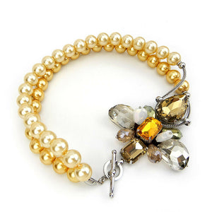 Custom Floral Pendant Glass Pearl Handmade Necklace Bijoux Custom Jewelry
