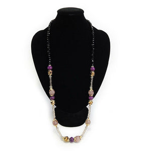 Wholesale Single String Gemstone Handmade Necklace Custom Bijoux