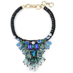 Custom Blue Handmade Necklace Jewellery