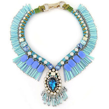 Load image into Gallery viewer, Wholesale Unique Fringed Collar Statement Handmade Necklace Custom Bijoux