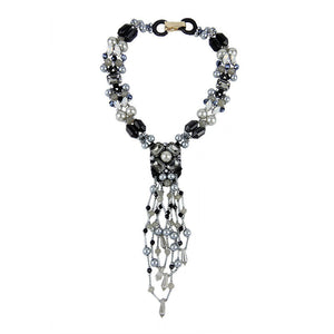 Wholesale Style Pearl Crystal Statement Handmade Necklace Bijoux Custom Jewelry