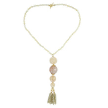 Load image into Gallery viewer, Wholesale Long Pendant Handmade Necklace With Beaded Tassels Custom Bijoux