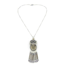 Load image into Gallery viewer, Wholesale Sparkling Fringed Pendant Statement Handmade Necklace Custom Bijoux