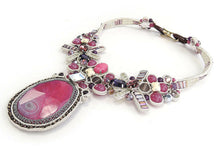 Load image into Gallery viewer, Custom Soutache Statement Handmade Necklace Bijoux Custom Jewelry