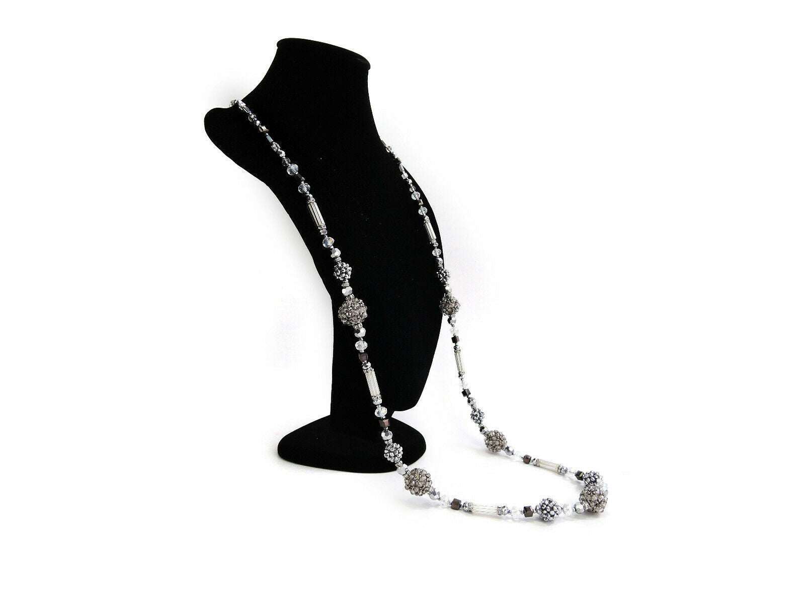 Custom Unique Long Beaded Gem Stones Handmade Necklace Jewellery