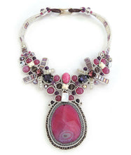 Load image into Gallery viewer, Wholesale Soutache Statement Handmade Necklace Bijoux Custom Jewelry