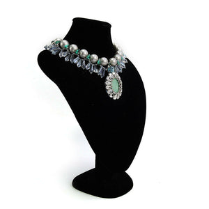Custom Unique Shell Pearl Crystal Pendant Handmade Necklace Jewellery