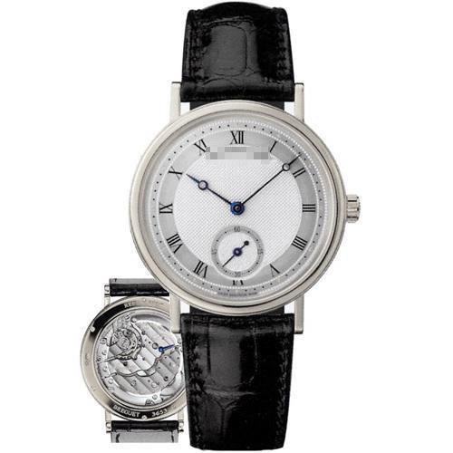 Wholesale Net Shop Unique Men's 18k White Gold Manual Wind Watches 5907bb/12/984