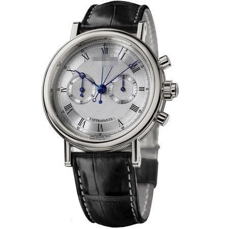 Net Wholesale Fashion Men's 18k White Gold Manual Wind Watches 5947bb/12/9v6