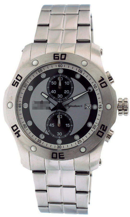 Custom Silver Watch Face