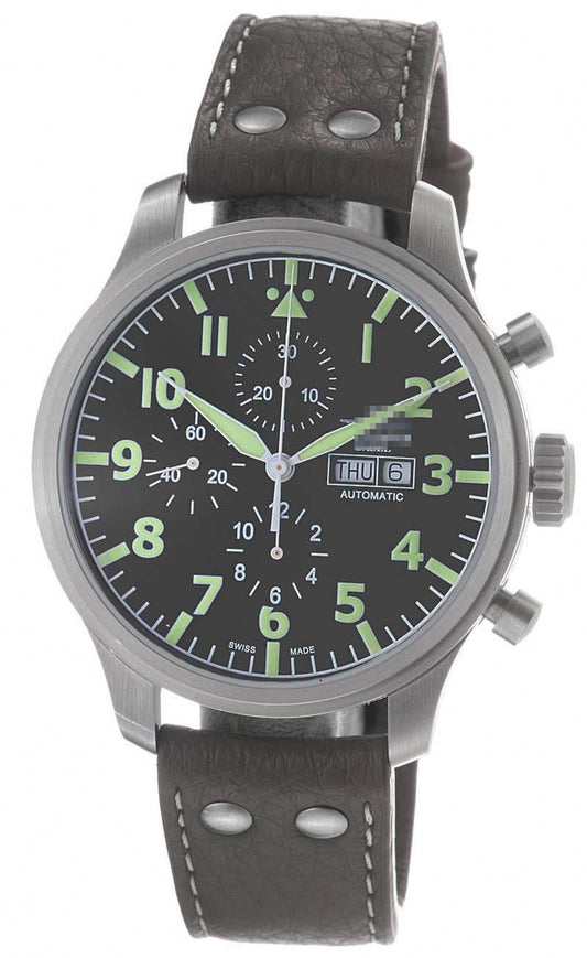 Customized Black Watch Dial 8557-A1-DECK