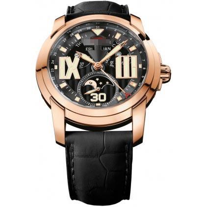 Wholesale Net Shop Great Men's 18K Rose Gold Automatic Watches 8866-3630-53B