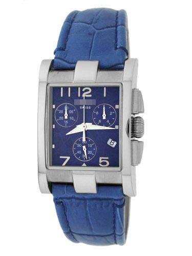 Custom Stainless Steel Watch Bracelets 9036LEA_BL