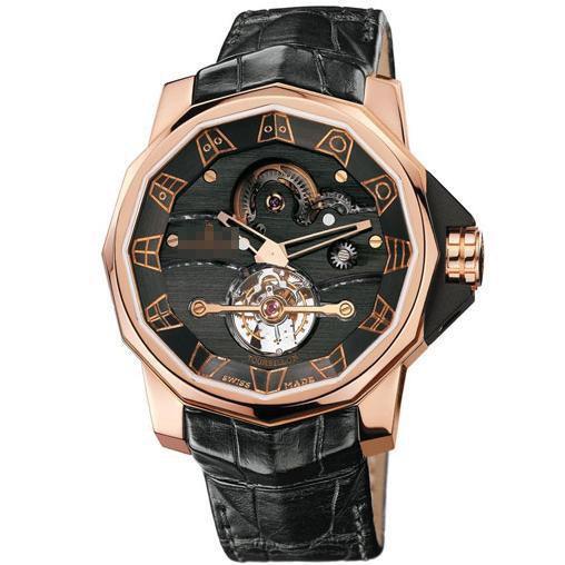 Wholesale Purchase Amazing Customize Men's 18k Rose Gold Manual Wind Watches 372-931-55-0F01-0000