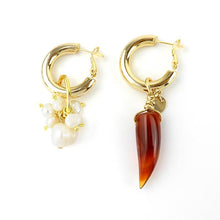 Load image into Gallery viewer, Best Handmade Statement Mismatched Pearl Earrings