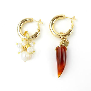Best Handmade Statement Mismatched Pearl Earrings