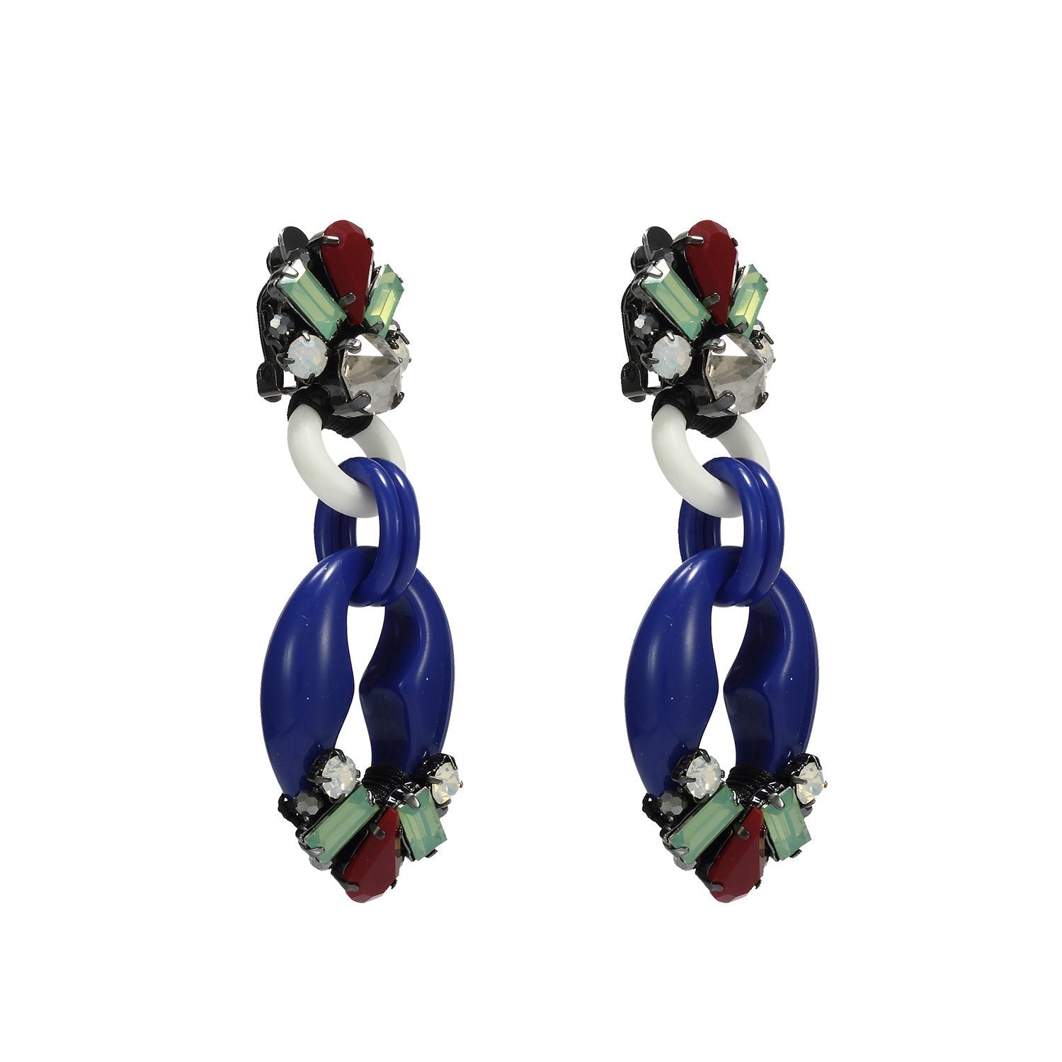 Custom Handmade Black Earrings