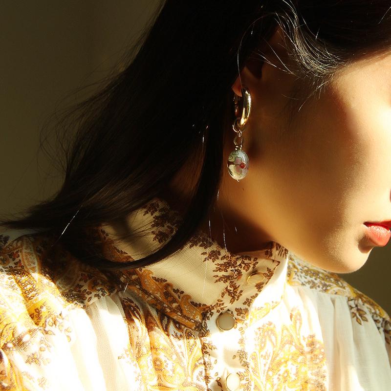 Wholesale Art Deco Handmade Statement Earrings