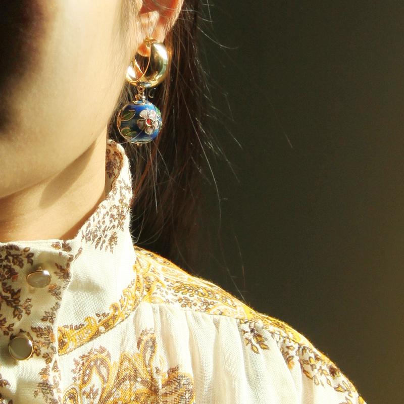 Wholesale Black Dress Statement Earrings