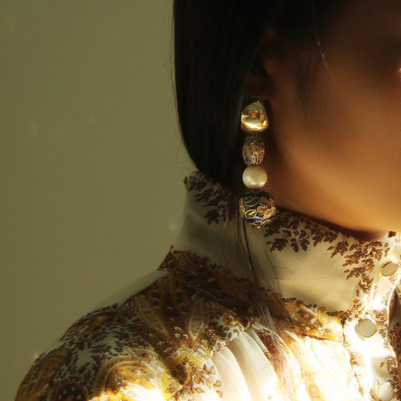 Wholesale Large Silver Statement Earrings