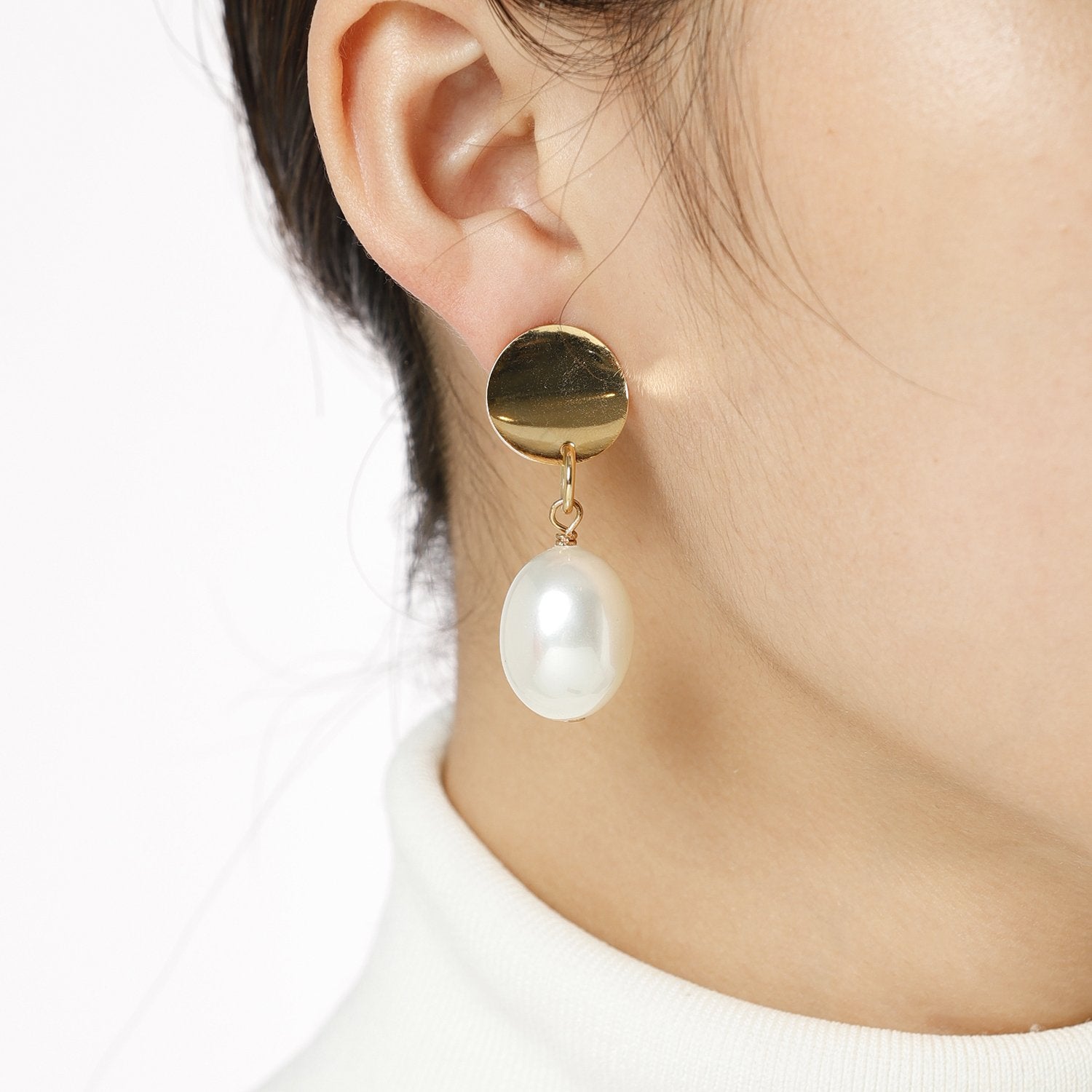 Wholesale Jewelry Manufacturer & Supplier Wholesale Agate Turquoise Mismatched Heart Earrings