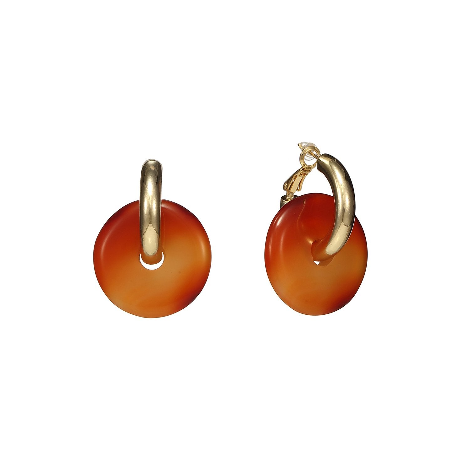 Wholesale Hoop Mismatched Pearl Earrings