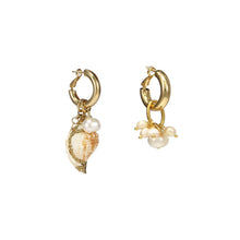 Load image into Gallery viewer, Best Handmade Cute Sea Snail Mismatched Earrings