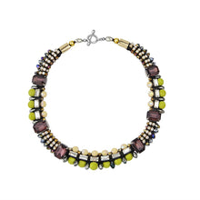 Load image into Gallery viewer, Wholesale Luxuries Handcrafted Bead Embroidered Choker Statement Necklace Custom Bijoux