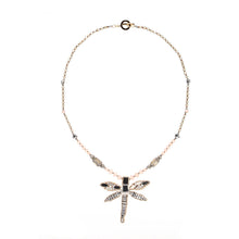 Load image into Gallery viewer, Wholesale Luxurious Beaded Embroidered Dragonfly Pendent Handcrafted Necklace