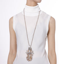 Load image into Gallery viewer, Custom Handmade Beaded Embroidered Pendent Pullover Necklace