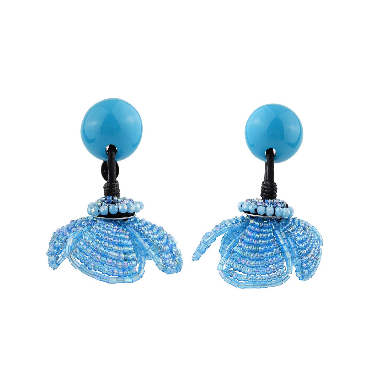 Custom Red Handcrafted Earrings Bijoux