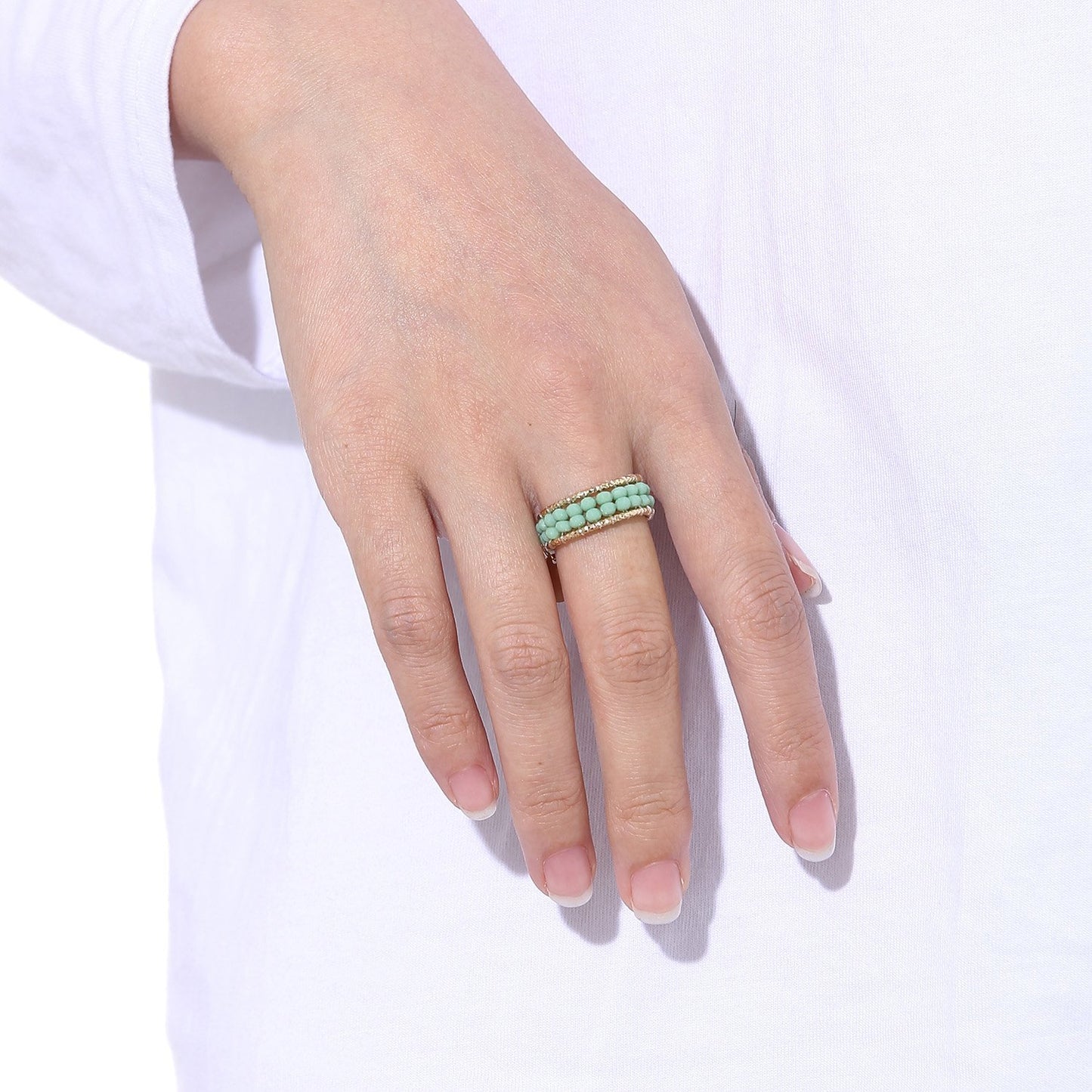 Custom Beaded Stackable Handmade Artisan Rings