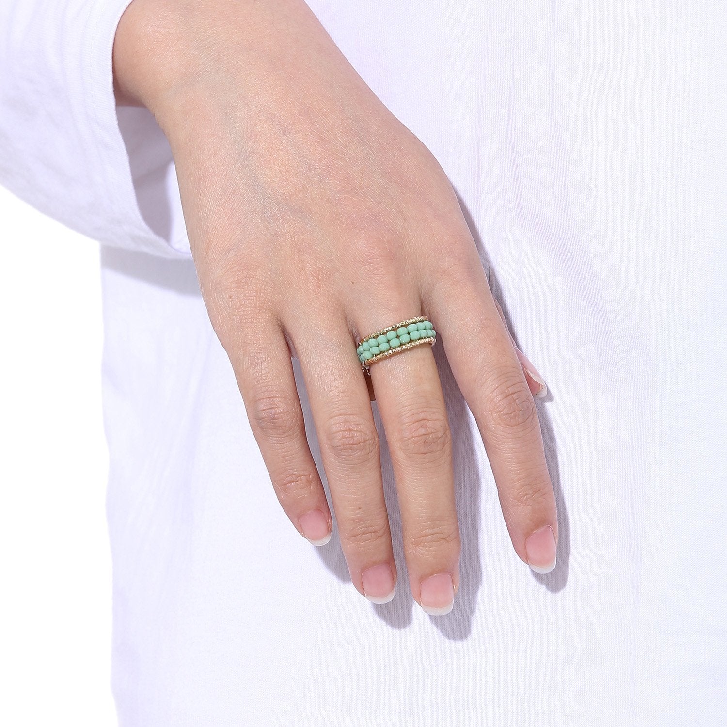 Custom Beaded Stackable Handmade Artisan Rings