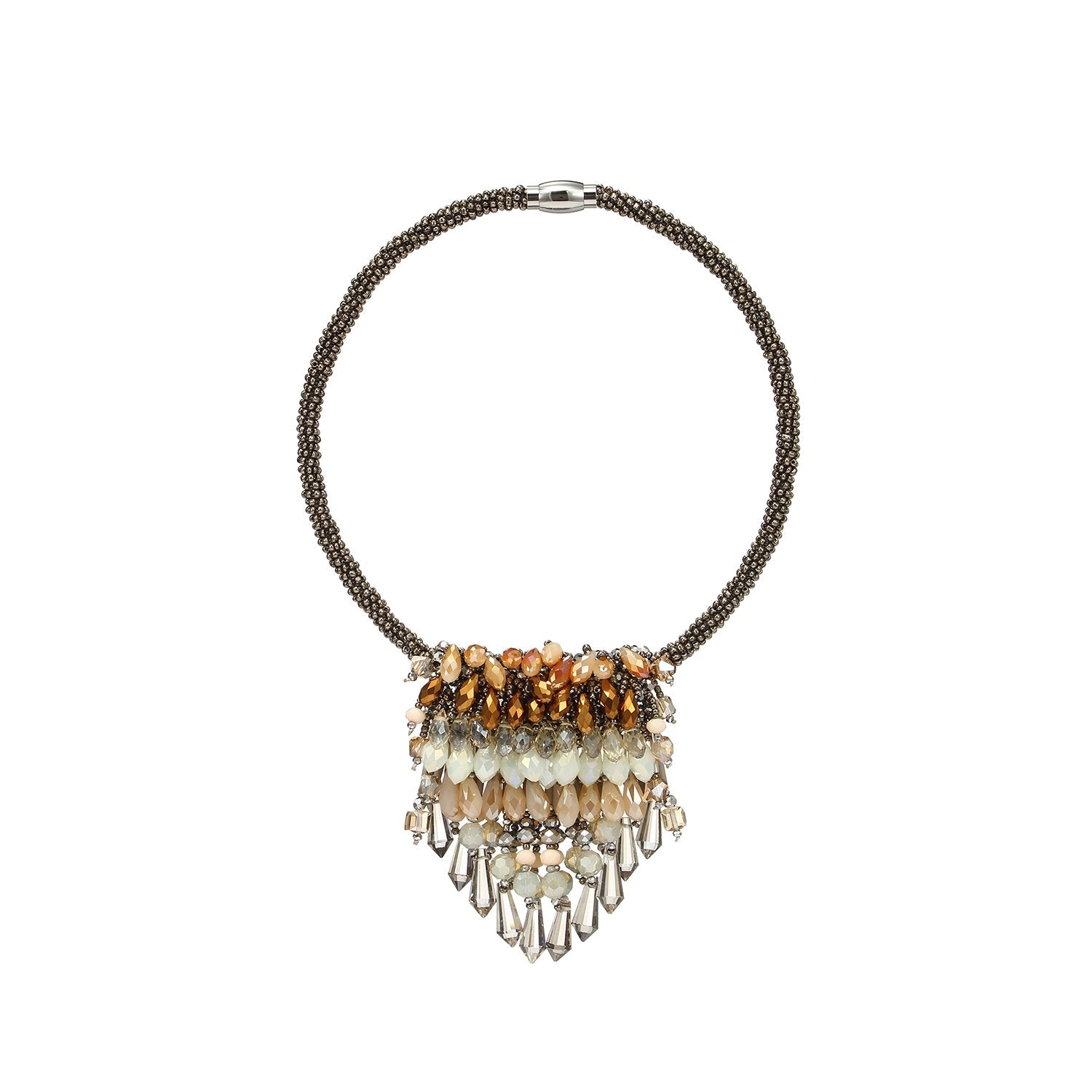 Wholesale Unique Beading Tassel Handmade Necklace Custom Bijoux