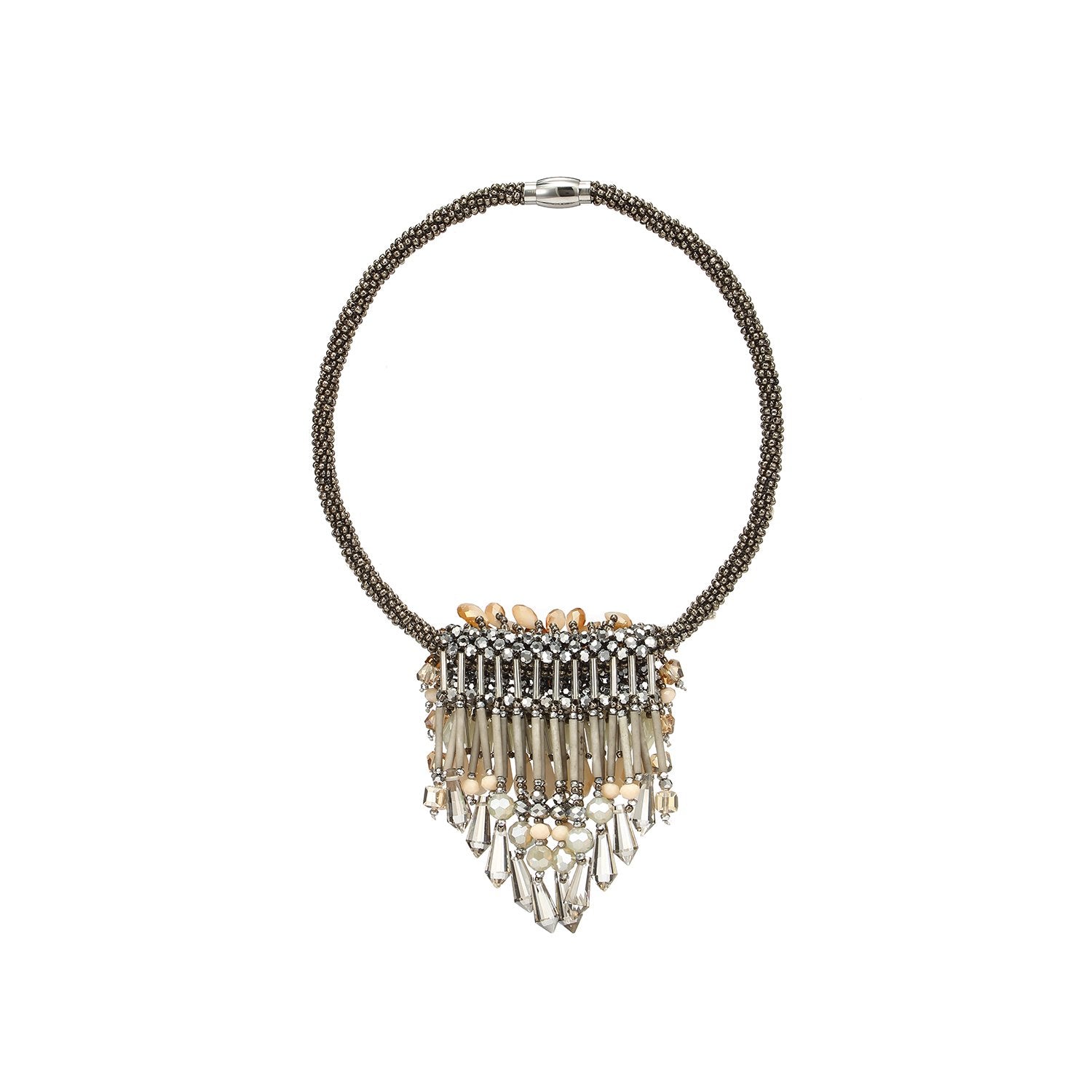 Wholesale Unique Beading Tassel Handcrafted Necklace